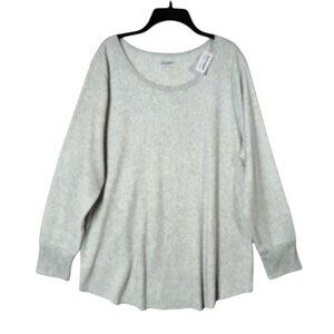 Old Navy Waffle Knit Long Sleeve Shirt Women XXL Navy Base Layer